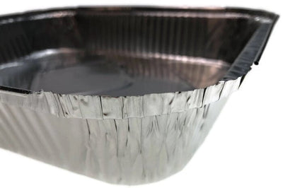 160x ALUMINIUM FOIL CONTAINERS WITH LIDS Large Tray BBQ Roasting Dish Takeaway 32cm*26cm*6.3cm Payday Deals