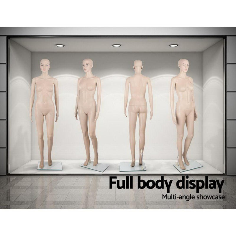 175cm Tall Full Body Female Mannequin - Skin Coloured Payday Deals