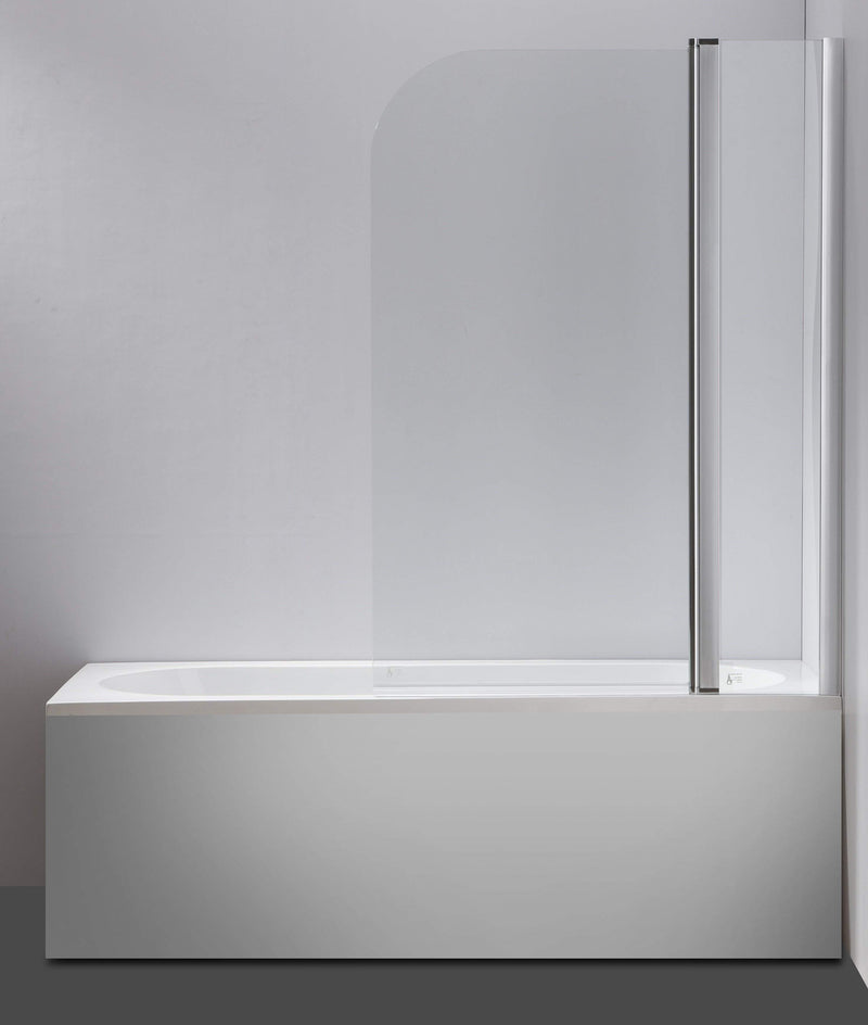 180&deg; Pivot Door 6mm Safety Glass Bath Shower Screen 1000x1400mm By Della Francesca