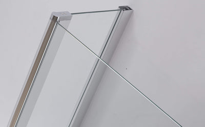 180&deg; Pivot Door 6mm Safety Glass Bath Shower Screen 1000x1400mm By Della Francesca