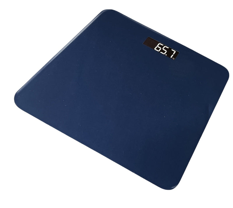 180kg Electronic Digital Tempered Glass Body Bathroom Scales Scale - Navy Payday Deals