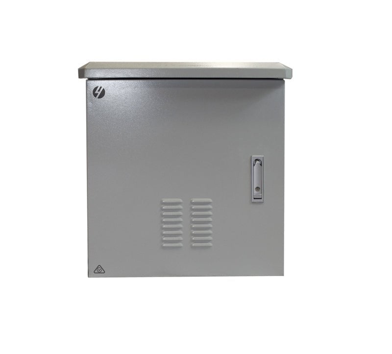 18RU 600mm Wide x 600mm Deep Grey Outdoor Wall Mount Ventilated Cabinet. IP45 Payday Deals