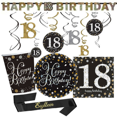 18th Birthday Celebration 8 Guest Party Pack Payday Deals