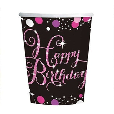 18th Birthday Pink Celebration 8 Guest Tableware Pack Payday Deals