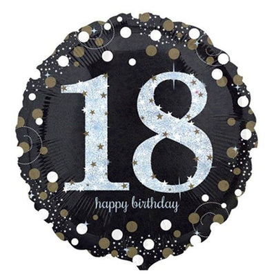 18th Birthday Sparkling Celebration Balloon Party Pack Payday Deals