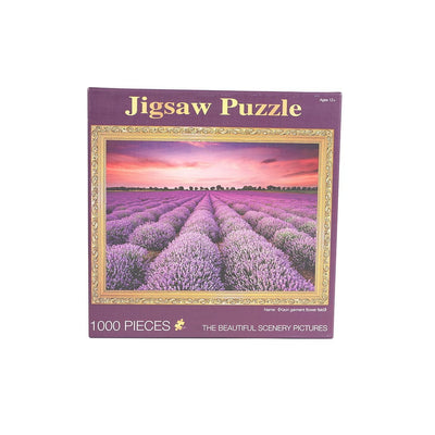Jigsaw Puzzles 1000 Piece Lavender Adult Kids DIY Puzzle Child Toys Home Decor - Payday Deals