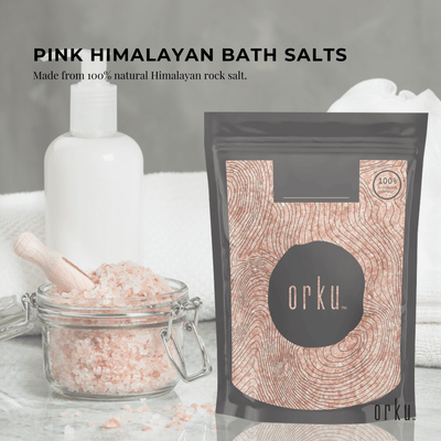 1Kg Pink Himalayan Bath Salts - Natural Crystal Rocks - Spa Therapy Body Scrub Payday Deals