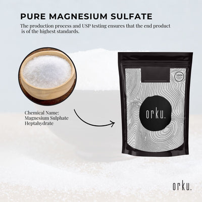 1kg USP Epsom Salt Pharmaceutical Grade - Magnesium Sulfate Body Bath Salts Payday Deals