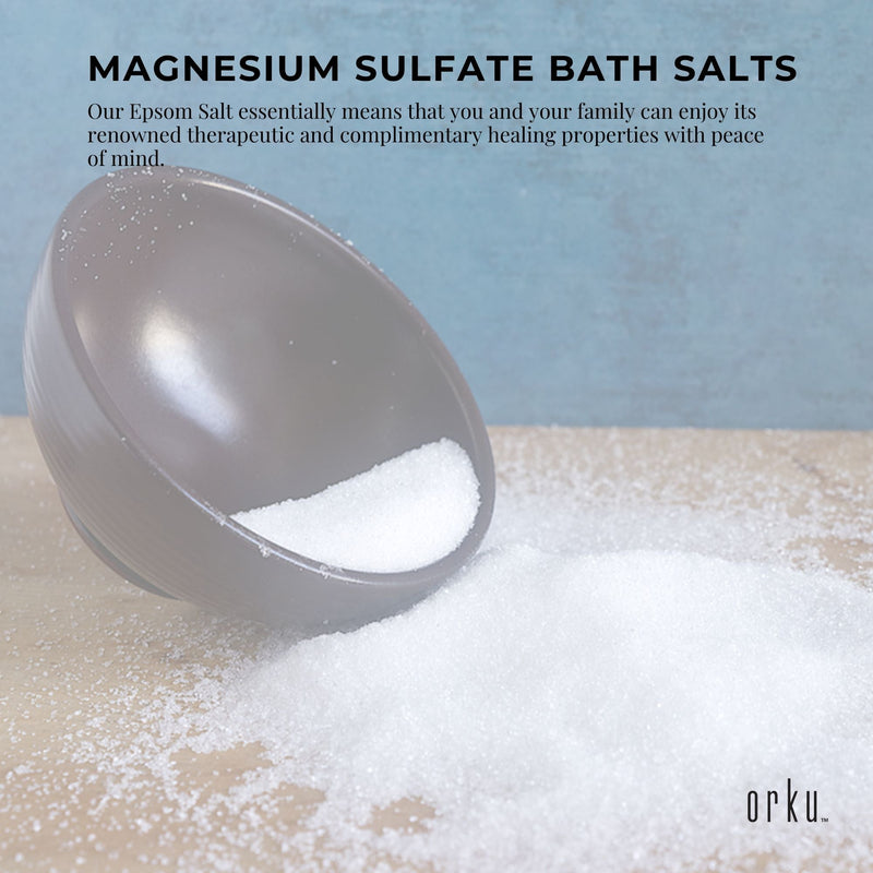 1kg USP Epsom Salt Pharmaceutical Grade - Magnesium Sulfate Body Bath Salts Payday Deals