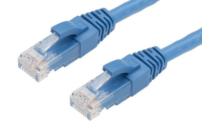 1m CAT6 RJ45-RJ45 Pack of 50 Ethernet Network Cable. Blue