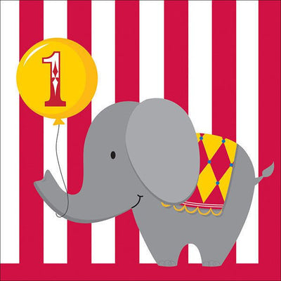 1st Birthday Circus 8 Guest Tableware Party Pack Payday Deals