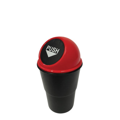 1x 550ml Mini Car Rubbish Bin - Cup Holder Trash Can Coin Ashtray Random Colour Payday Deals