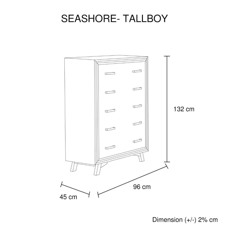 Seashore 2/3 Drawer Tallboy Payday Deals