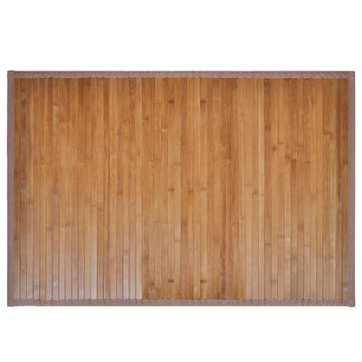 2 Bamboo Bath Mats 40 x 50 cm Brown Payday Deals