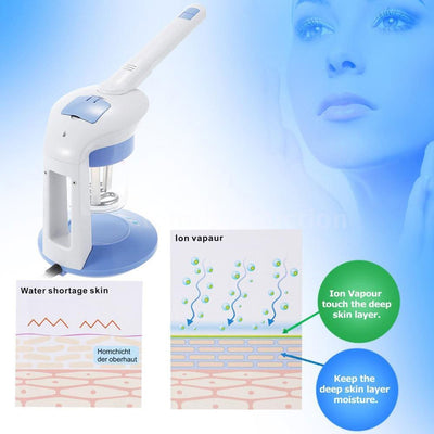 2 In 1 Facial and Hair Steamer Face Skin Portable Table Top Steam Ozone Machine Payday Deals