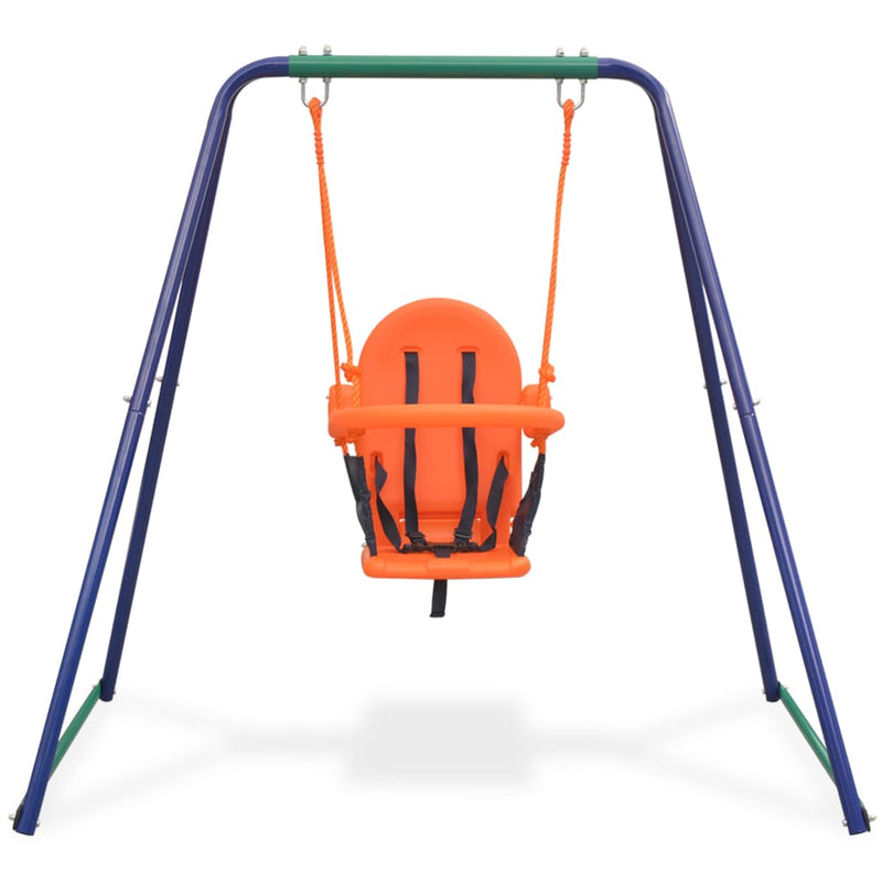 2-in-1 Single Swing and Toddler Swing Orange Payday Deals