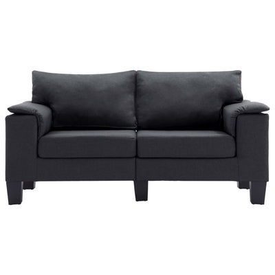 2-Seater Sofa Dark Grey Fabric Payday Deals