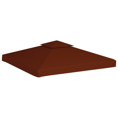 2-Tier Gazebo Top Cover 310 g/m² 3x3 m Terracotta Payday Deals