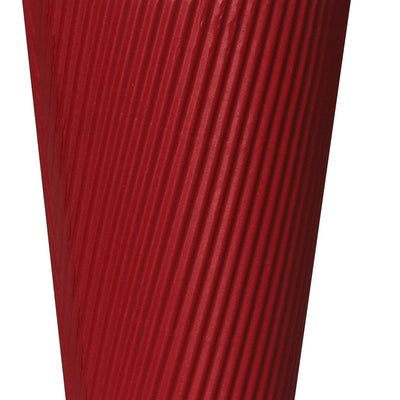 200 Pcs 12oz Disposable Takeaway Coffee Paper Cups Triple Wall Take Away w Lids Payday Deals