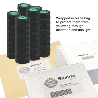 200 Roll Roll Pack Blumax Alternative White Labels for Dymo #99019 59mm x 190mm 110L Payday Deals