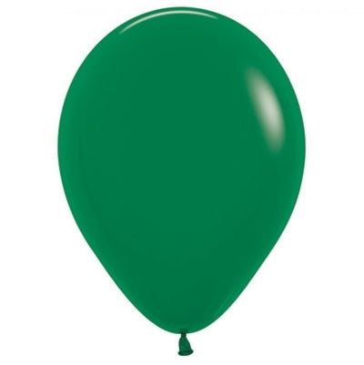 Forest Green Fashion Latex 30cm Balloons 25 Pack