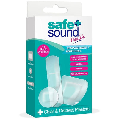 Safe and Sound Clear and Discreet Plasters