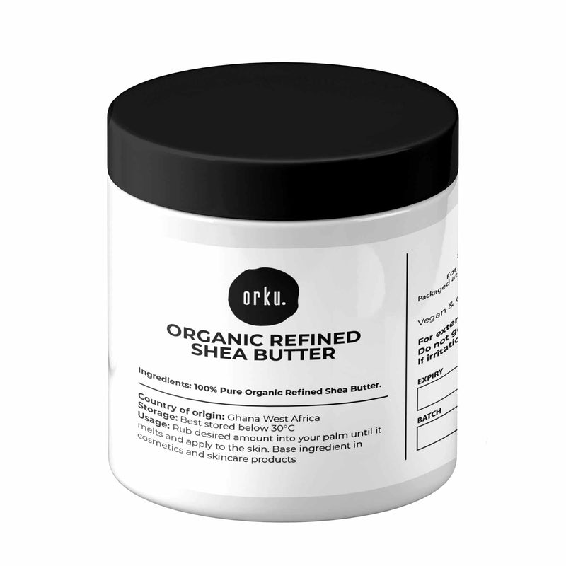 200g Refined Shea Butter Jar - Organic Pure African Karite Moisturiser Payday Deals