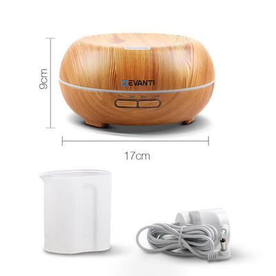 Devanti 200ml 4 in 1 Aroma Diffuser - Light Wood Payday Deals