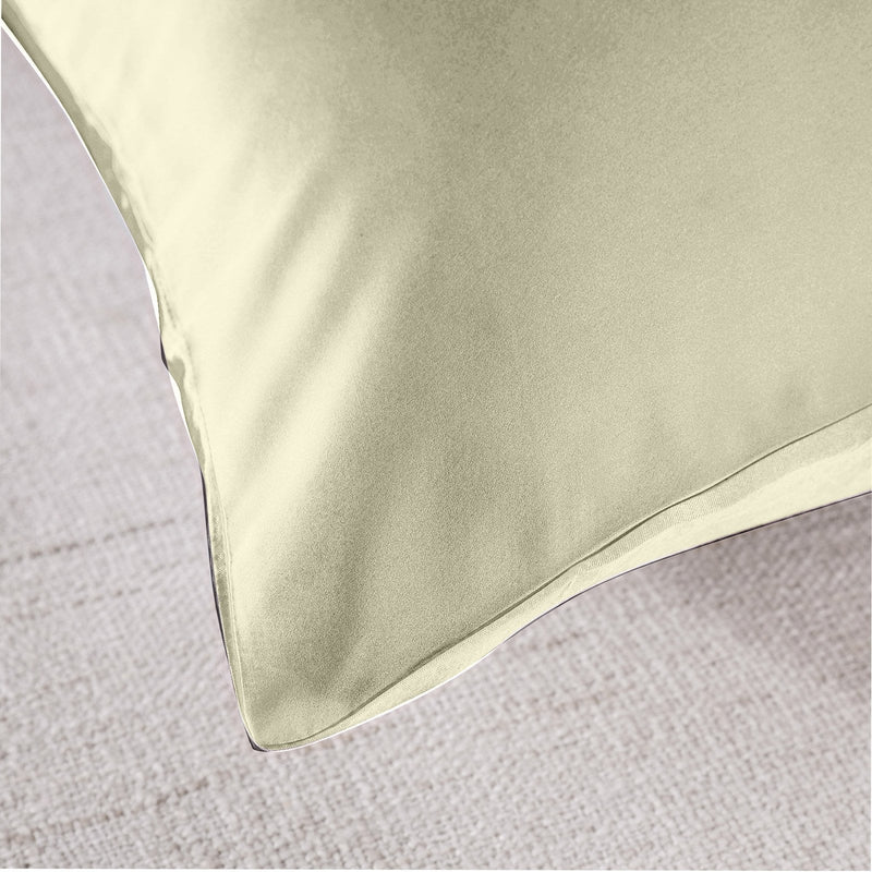 MULBERRY SILK PILLOW CASE TWIN PACK - SIZE: 51X76CM - IVORY - Payday Deals