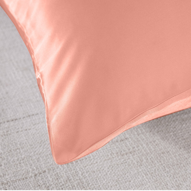 MULBERRY SILK PILLOW CASE TWIN PACK - SIZE: 51X76CM - BLUSH - Payday Deals