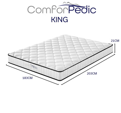 Royal Comfort Comforpedic Bonnell Spring Mattress - King - Payday Deals
