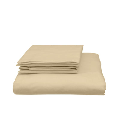 Royal Comfort Blended Bamboo Quilt Cover Set - King - Dark Ivory - Payday Deals