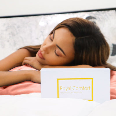 Pure Silk Pillow Case by Royal Comfort-Blush - Payday Deals