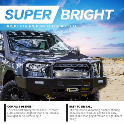 20inch CREE LED Work Driving Light Bar Spot Flood Combo Offroad Truck 4x4WD Payday Deals