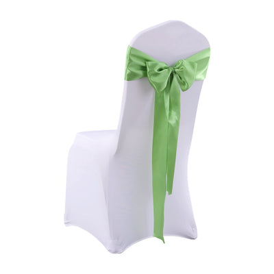 20x Satin Chair Sashes Cloth Cover Wedding Party Event Decoration Table Runner Payday Deals
