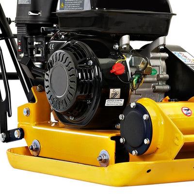 21" Plate Compactor 6.5HP Compactors 61KG Vibration Rammer with Wheels