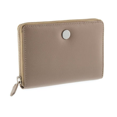 Dents Smooth Nappa Finish Geneuine Leather Women's Wallet-Taupe