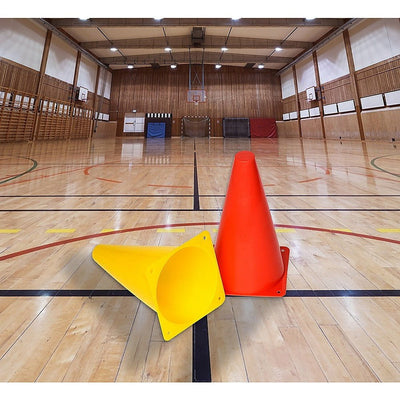 230mm Training Cones Set Witches Hat Football Soccer Rugby Traffic Payday Deals