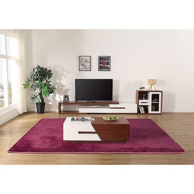 230x160cm Floor Rugs Large Shaggy Rug Area Carpet Bedroom Living Room Mat - Burgundy Payday Deals