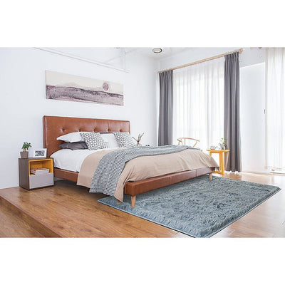 230x200cm Floor Rugs Large Shaggy Rug Area Carpet Bedroom Living Room Mat - Grey Payday Deals