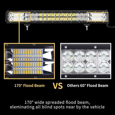 23inch LED Light Bar Work Driving Osram Combo beam Offroad 4WD 4x4 Truck 23inch 20inch