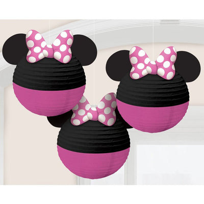 Minnie Mouse Forever Paper Lantern Decorations 3 Pack