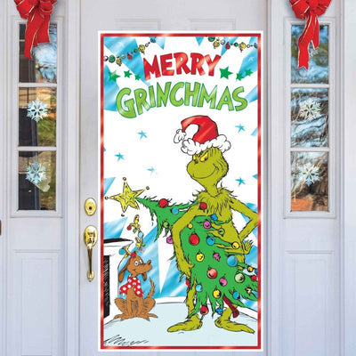 Christmas Dr Seuss The Grinch Door Cover Decoration
