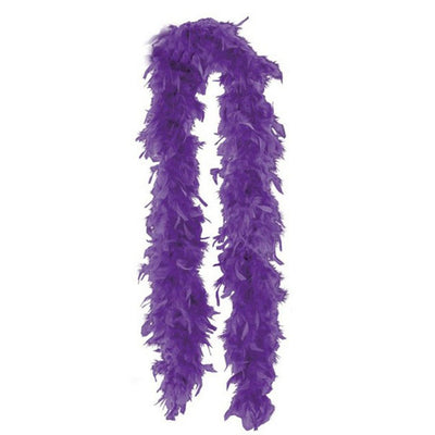 Purple Feather Boa Costume Accessory