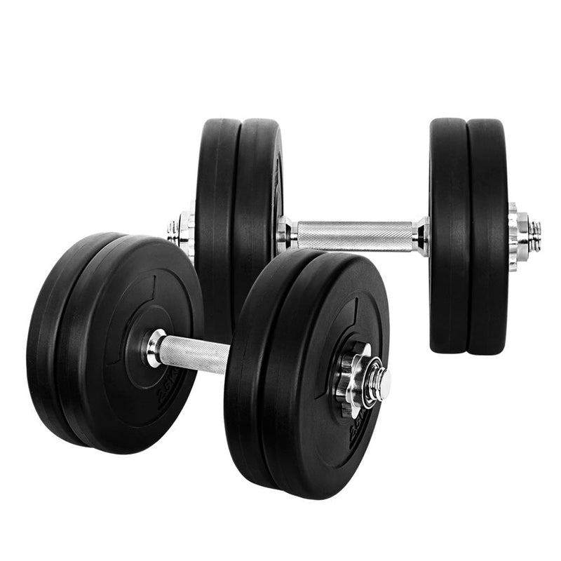25kg Dumbbells Dumbbell Set Weight Plates Home Gym Fitness Exercise Payday Deals