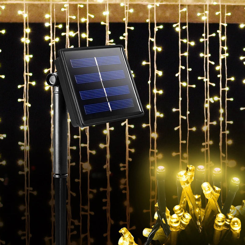 25M 200LED String Solar Powered Fairy Lights Garden Christmas Decor Warm White Payday Deals