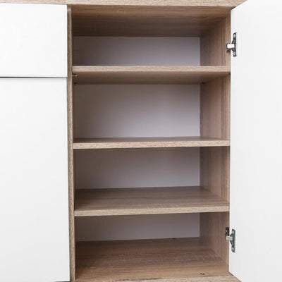 26 Pairs Wooden Shoe Organiser Cabinet Storage Scandinavian