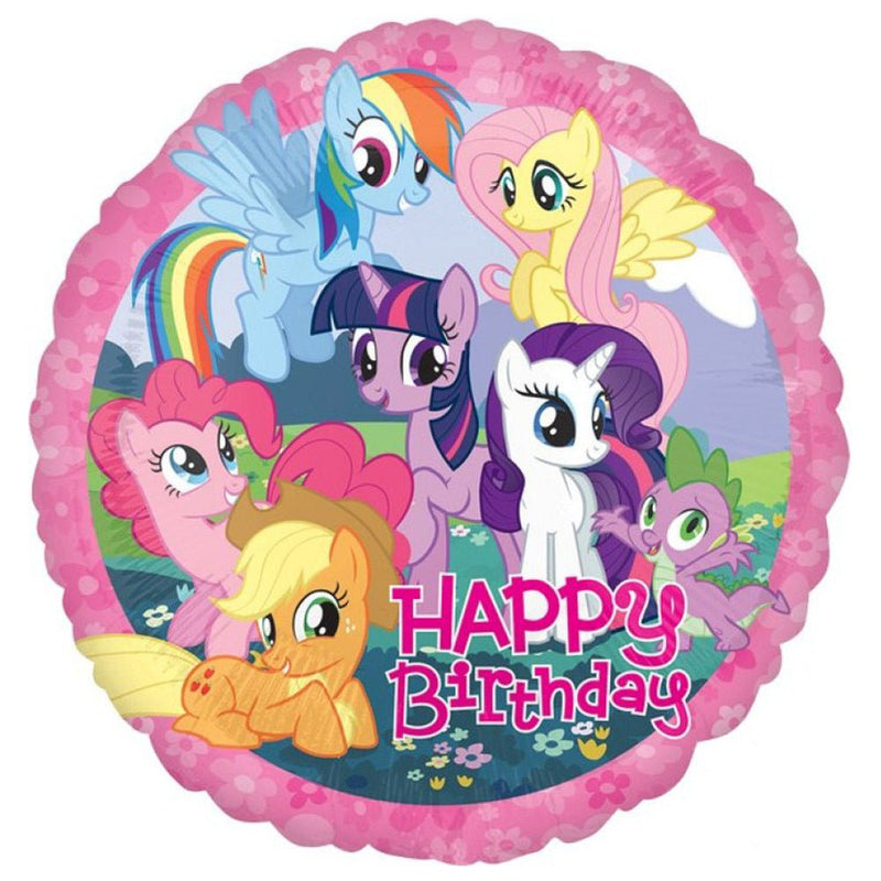 My Little Pony Birthday Happy Birthday Round Foil Balloon