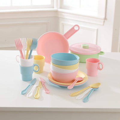 27pc Cookware Set - Pastel for kids Payday Deals