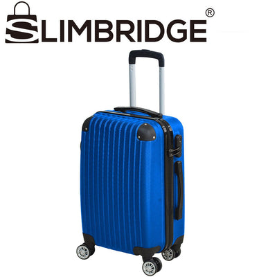 28" Luggage Sets Suitcase Blue&Black TSA Travel Hard Case Lightweight